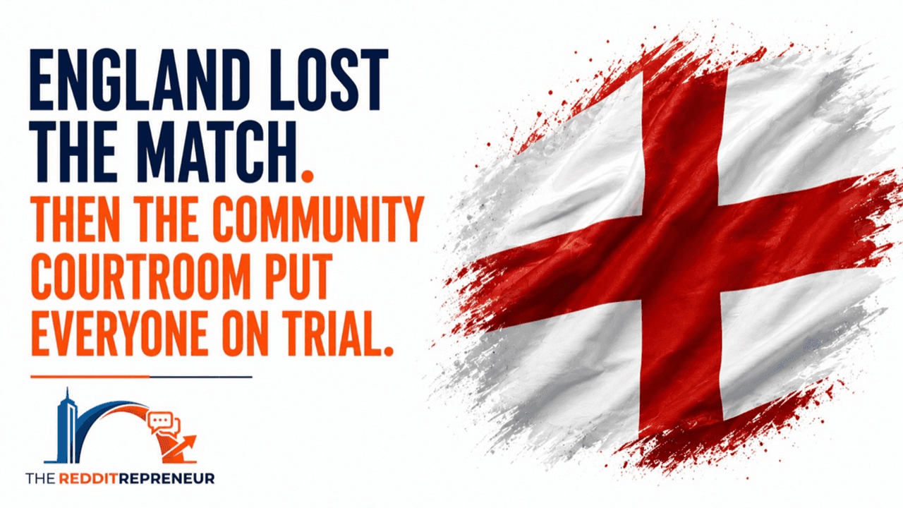 England flag illustrating The Community Courtroom framework after England's World Cup semi final defeat.