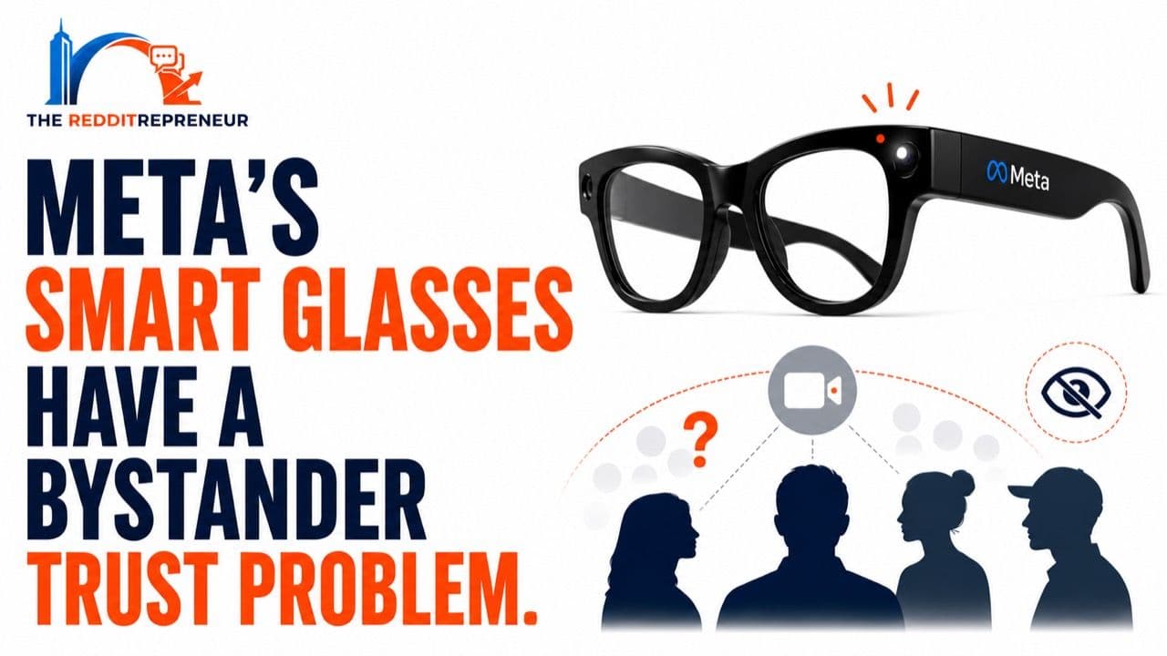 Meta smart glasses and the growing challenge of bystander trust.